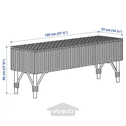 نیمکت با انباری ایکیا مدل IKEA TOLKNING