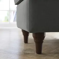 نیمکت با انباری ایکیا مدل IKEA ESSEBODA رنگ خاکستری متوسط تالمیرا