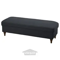 نیمکت با انباری ایکیا مدل IKEA ESSEBODA رنگ آنتراسیت کناباک