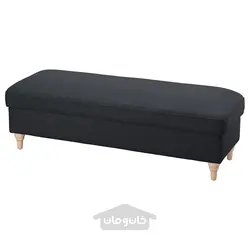 نیمکت با انباری ایکیا مدل IKEA ESSEBODA رنگ آنتراسیت کناباک