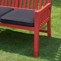 نیمکت با تکیه گاه، در فضای باز ایکیا مدل IKEA PÄRONHOLMEN