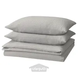 روکش لحاف و 2 عدد روبالشی ایکیا مدل IKEA STRUTBRÄKEN