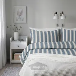 روکش لحاف و 2 عدد روبالشی ایکیا مدل IKEA STRUTBRÄKEN