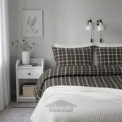 روکش لحاف و 2 عدد روبالشی ایکیا مدل IKEA STRUTBRÄKEN
