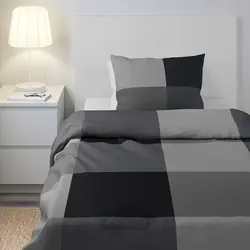 روکش لحاف و روبالشی ایکیا مدل IKEA BRUNKRISSLA رنگ مشکی