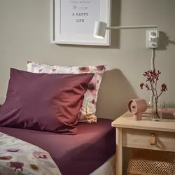 روبالشی ایکیا مدل IKEA ULLVIDE رنگ قرمز پررنگ