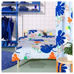 روکش لحاف و 2 عدد روبالشی ایکیا مدل IKEA KANTDRACENA