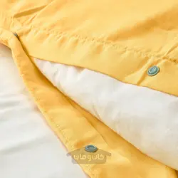 روکش لحاف و 2 عدد روبالشی ایکیا مدل IKEA NATTSVÄRMARE رنگ زرد