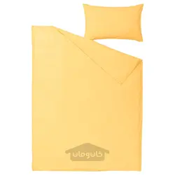 روکش لحاف و روبالشی ایکیا مدل IKEA NATTSVÄRMARE رنگ زرد