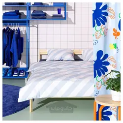 روکش لحاف و 2 عدد روبالشی ایکیا مدل IKEA SLÖJSILJA