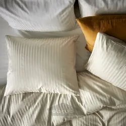 روکش لحاف و روبالشی ایکیا مدل IKEA NATTJASMIN رنگ بژ روشن