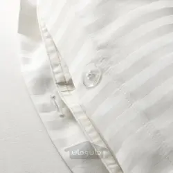 روکش لحاف و روبالشی ایکیا مدل IKEA NATTJASMIN رنگ سفید