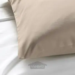 روبالشی ایکیا مدل IKEA NATTJASMIN رنگ بژ روشن
