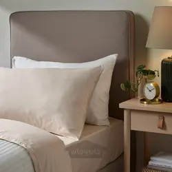 روبالشی ایکیا مدل IKEA NATTJASMIN رنگ بژ روشن