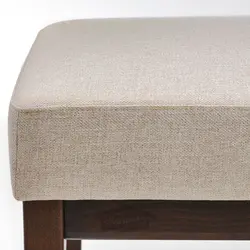 نیمکت ایکیا مدل IKEA EKENÄSET رنگ بژ روشن کیلاندا