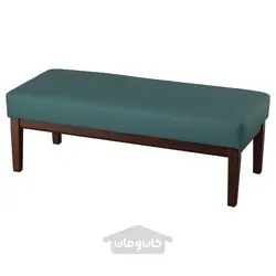 نیمکت ایکیا مدل IKEA EKENÄSET رنگ خاکستری فیروزه ای کلینگ
