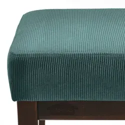 نیمکت ایکیا مدل IKEA EKENÄSET رنگ خاکستری فیروزه ای کلینگ
