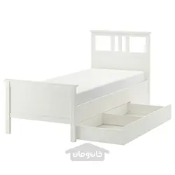 قاب تخت با 2 جعبه ذخیره سازی ایکیا مدل IKEA HEMNES