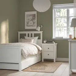 قاب تخت با 2 جعبه ذخیره سازی ایکیا مدل IKEA HEMNES