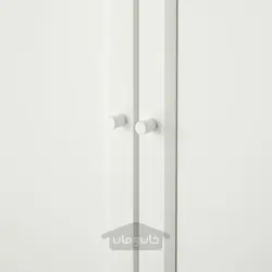 کتابخانه با درب ایکیا مدل IKEA BILLY / OXBERG رنگ سفید
