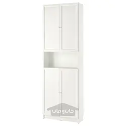 کتابخانه با درب / واحد اضافی ایکیا مدل IKEA BILLY / OXBERG