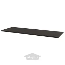 میز تحریر ایکیا مدل IKEA LAGKAPTEN / ALEX رنگ مشکی-قهوه ای/خاکستری-فیروزه ای