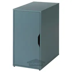 میز تحریر ایکیا مدل IKEA LAGKAPTEN / ALEX رنگ مشکی-قهوه ای/خاکستری-فیروزه ای