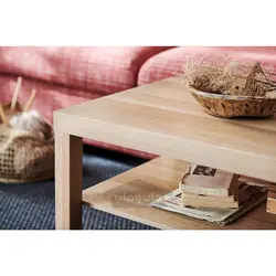میز قهوه خوری ایکیا مدل IKEA LACK رنگ اثر بلوط رنگ آمیزی شده سفید