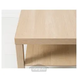 میز قهوه خوری ایکیا مدل IKEA LACK رنگ اثر بلوط رنگ آمیزی شده سفید