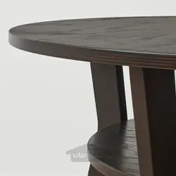 میز قهوه خوری ایکیا مدل IKEA JAKOBSFORS رنگ روکش بلوط با رنگ قهوه ای تیره