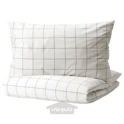 روکش لحاف و 2 عدد روبالشی ایکیا مدل IKEA VITKLÖVER