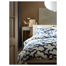 روکش لحاف و 2 عدد روبالشی ایکیا مدل IKEA EKPURPURMAL