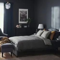 روکش لحاف و 2 عدد روبالشی ایکیا مدل IKEA STRANDTALL رنگ خاکستری/خاکستری تیره