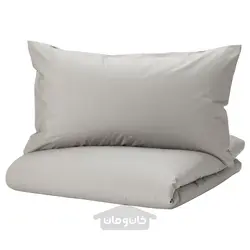 روکش لحاف و روبالشی ایکیا مدل IKEA STRANDTALL رنگ خاکستری/خاکستری تیره