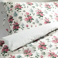 روکش لحاف و 2 عدد روبالشی ایکیا مدل IKEA EMMIE SÖT