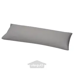 روبالشی برای بالش بدن ایکیا مدل IKEA NONNEA رنگ خاکستری روشن