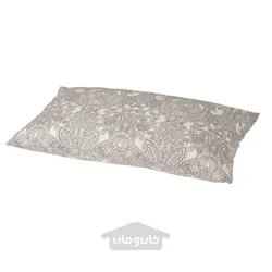 روبالشی ایکیا مدل IKEA JÄTTEVALLMO رنگ بژ/خاکستری تیره