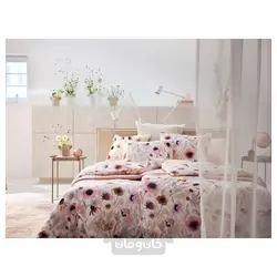 روکش لحاف و 2 عدد روبالشی ایکیا مدل IKEA LÖNNHÖSTMAL
