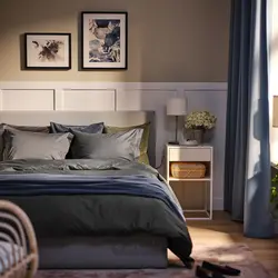 روکش لحاف و روبالشی ایکیا مدل IKEA LUKTJASMIN رنگ خاکستری تیره