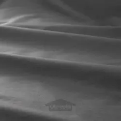 روکش لحاف و روبالشی ایکیا مدل IKEA LUKTJASMIN رنگ خاکستری تیره