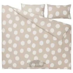 روکش لحاف و 2 عدد روبالشی ایکیا مدل IKEA KLYNNETÅG