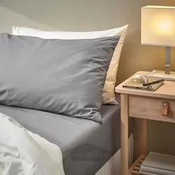 روبالشی ایکیا مدل IKEA RÖNNVECKMAL رنگ خاکستری