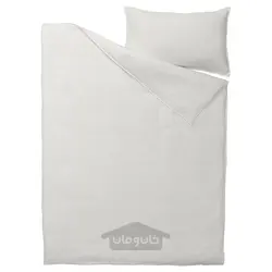 روکش لحاف و روبالشی ایکیا مدل IKEA DYTÅG رنگ سفید