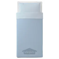 روکش لحاف و روبالشی ایکیا مدل IKEA BLÅVINDA رنگ آبی کمرنگ