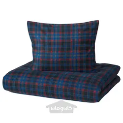 روکش لحاف و 2 عدد روبالشی ایکیا مدل IKEA MOSSRUTA