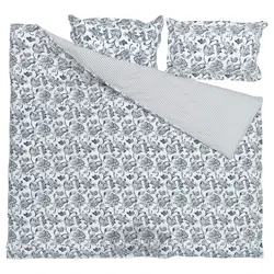 روکش لحاف و 2 عدد روبالشی ایکیا مدل IKEA JUNIMAGNOLIA