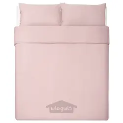 روکش لحاف و 2 عدد روبالشی ایکیا مدل IKEA KRITSUGA رنگ صورتی