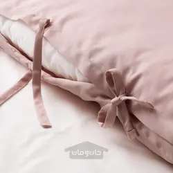 روکش لحاف و 2 عدد روبالشی ایکیا مدل IKEA KRITSUGA رنگ صورتی