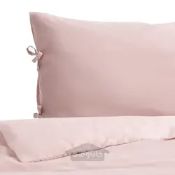 روکش لحاف و 2 عدد روبالشی ایکیا مدل IKEA KRITSUGA رنگ صورتی
