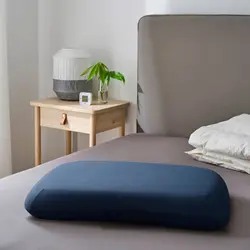 روبالشی برای بالش ارگونومیک ایکیا مدل IKEA TÖCKENFLY رنگ آبی تیره
